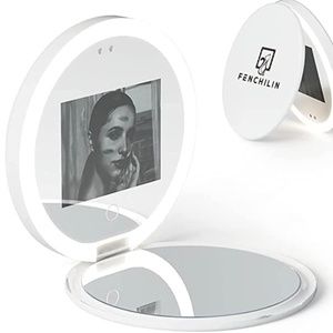 FENCHILIN Travel Compact Mirror with UV Camera for Sunscreen Test